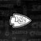 NFL Kansas City Chiefs Black & White Galaxy Buds Live Skin
